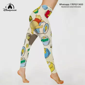 Новинка 2022, Женские Бесшовные Брюки Disney для фитнеса и йоги, спортивная одежда, эластичные спортивные Леггинсы с высокой талией для тренировок и фитнеса, спортивные брюки