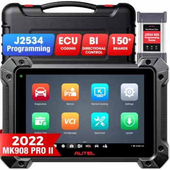 Новинка 2023, автомобильный диагностический планшет Autel MaxiCOM MK908 PRO II, поддержка сканирования VIN и Pre & Post Scan