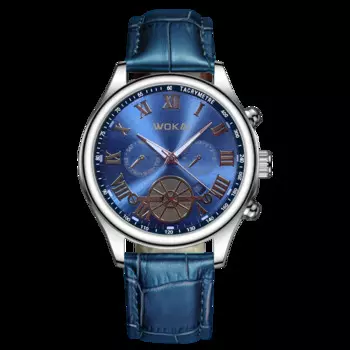 Новинка 2023, деловые Кварцевые спортивные часы wokai, мужские часы с ремешком для отдыха, мужские часы