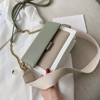 Новинка 2023, летняя женская сумка-мессенджер на цепочке, летняя женская сумка