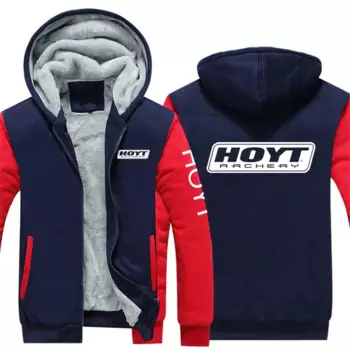 Новинка 2023, Мужская толстовка реглан Hoyt из лука, осенне-зимняя флисовая Толстая спортивная одежда с капюшоном, пальто, толстовка, куртки с принтом