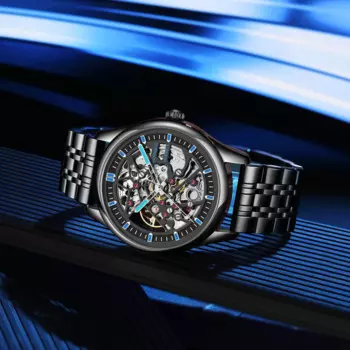 Новинка 2023, мужские механические часы с вырезами, брендовые Автоматические наручные часы для мужчин, водонепроницаемые Роскошные мужские часы ограниченной серии