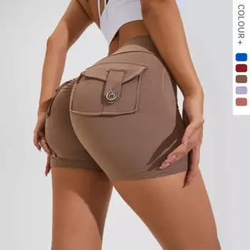 Новинка 2023, Женская рабочая одежда, спортивные шорты для фитнеса, удобные эластичные спортивные Леггинсы с высокой талией