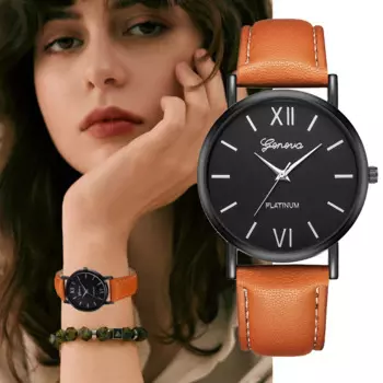 Новинка 2023, женские часы, модные женские наручные часы в деловом стиле Спортивные кожаные браслеты, высококачественное женское платье, часы, женские часы