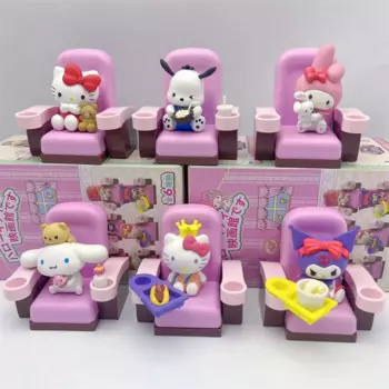 Новинка 2024, игрушечная фигурка НЛО, Ловец Hello Kitty Melody Kuromi
