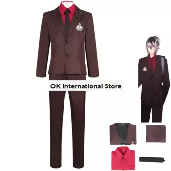 Новинка 2024, костюм для косплея аниме A вампир живет в общежитии рука Саотоме, красная школьная форма oxкрови, мужской Карнавальный костюм для взрослых