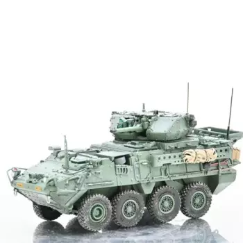 Новинка 2024, литая под давлением масштаб 1:72, американская пехота Dragoon M1296, гусеничная боевая машина, готовая модель танка, коллекция, подарочные игрушки