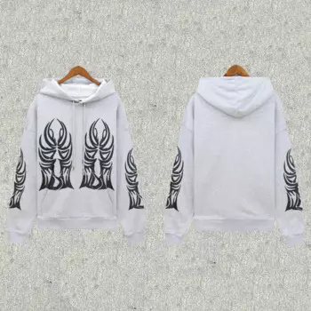 Новинка 2024, Модный пуловер с рисунком кто решает войну, с принтом, Мужская Женская Повседневная винтажная толстовка с большими карманами