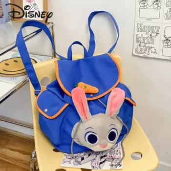 Новинка 2024, Модный женский рюкзак Disney высокого качества, рюкзак для девочек с куклой, мультяшный Повседневный вместительный студенческий рюкзак
