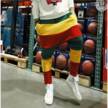 Новинка 2024, мужская одежда GD, парикмахерские Модные шаровары, повседневные брюки, прямые полосатые бриджи, костюмы 27-44