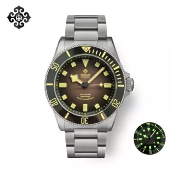 Новинка 2024, Мужские автоматические механические часы IX & DAO IPOSE PT5000, светящиеся часы с титановым сапфиром, водонепроницаемые часы 20 бар