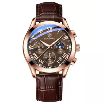 Новинка 2024, мужские многофункциональные спортивные часы с тремя стрелками и хронографом, водонепроницаемые мужские часы, мужские часы