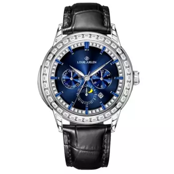 Новинка 2024, мужские повседневные часы, механические мужские Роскошные водонепроницаемые светящиеся часы от лучшего бренда, мужские часы с кожаным ремешком