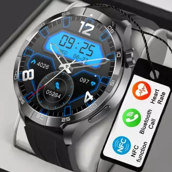 Новинка 2024, мужские умные часы GEJIAN, Bluetooth, 1,85 дюйма, TFT, спортивные часы с монитором сердечного ритма, сна, мониторингом здоровья и температуры