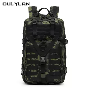 Новинка 2024, мужской тактический рюкзак емкостью 36-55 л, Водонепроницаемая спортивная сумка для активного отдыха, походов, кемпинга, охоты, рюкзак, сумки для мужчин