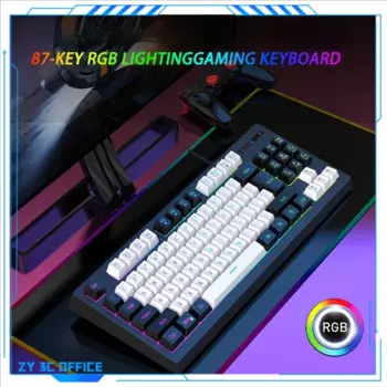 Новинка 2024, оригинальная Проводная игровая клавиатура Y-FRUITFUL G69 с механическим ощущением, Киберспорт, Rgb подсветка, 87 клавиш, компьютер, офис, дом, Usb