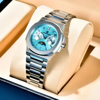 Новинка 2024, PAGANI DESIGN, лучший бренд, роскошные кварцевые часы для мужчин, спортивный хронограф VX3H Movt, автоматические наручные часы с датой и неделей, мужские