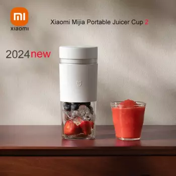 Новинка 2024, портативная соковыжималка XIAOMI MIJIA 2, 300 мл, Беспроводная электрическая соковыжималка, мини-блендер для смузи, машина для приготовления свежего сока