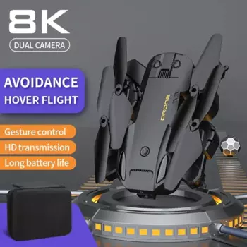 Новинка 2024, складной Квадрокоптер Q6, Wi-Fi, 4k, HD, двойная камера, FPV, дистанция 1080 м