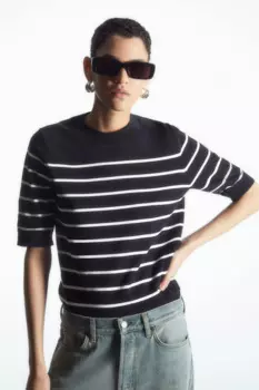 Новинка 2024, стильная женская Повседневная стандартная трикотажная футболка с коротким рукавом и круглым вырезом