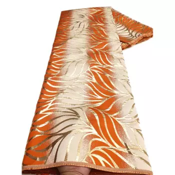 Новинка 2024, высокое качество, искусственная ткань, женское платье, жаккардовое платье, французский стиль, 5 ярдов, LY3646