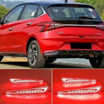 Новинка! 2 шт., отражатель заднего бампера для Hyundai I20 2020 2021 2022