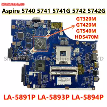 Новинка 5740 для ноутбука Acer Aspire 5741 5741G 5742 5742G материнская плата с HD5470M GT320M GT420M GT540M