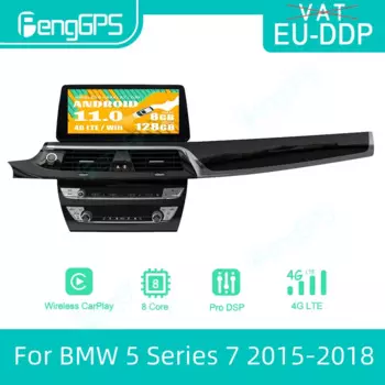 Новинка Android радио для BMW 5 серии 7 2015-2018 обновление до 2022 мультимедийный плеер Автомобильный GPS-навигатор автомобильное стерео головное устройство Carplay