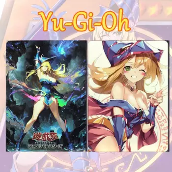 Новинка аниме Yu-Gi-Oh черная волшебная девушка сделай сам самодельные цветные флеш-карты игра коллекция мальчик сюрприз день рождения рождественские подарки