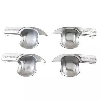 Новинка, автомобильный аксессуар из АБС-пластика, хромированный, черный цвет, крышки для дверных ручек, чаши, стильная паста для отделки 2005 2008 2010 2012 2013 для Toyota Hilux Fortuner