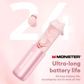 Новинка, беспроводные наушники Monster MH22116 с Bluetooth V5.3, наушники с потрясающими басами, со сверхдлинным сроком службы батареи, наушники в подарок