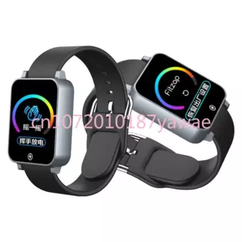 Новинка, цветной Плетеный ремешок Fitzap2, яркие умные часы с электрошоком