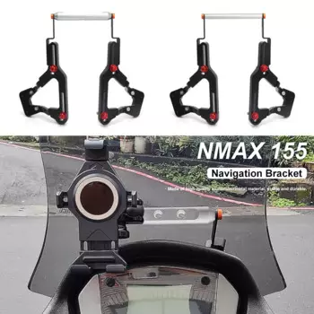 Новинка, держатель для телефона NMAX155 2020 - 2023 для навигации, держатель для телефона 12/22 мм, кронштейн для зеркала заднего вида для YAMAHA NMAX 155 155