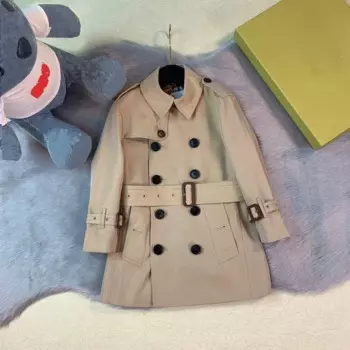 Новинка, детская одежда, осень 2024, для мальчиков, двубортная ветровка для колледжа, модная куртка, британская ветровка