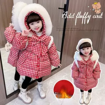 Новинка, Детская верхняя одежда из пуха и хлопка, зимняя одежда, парка с хлопковой подкладкой для мальчиков и девочек-подростков, утепленные Длинные куртки Q720