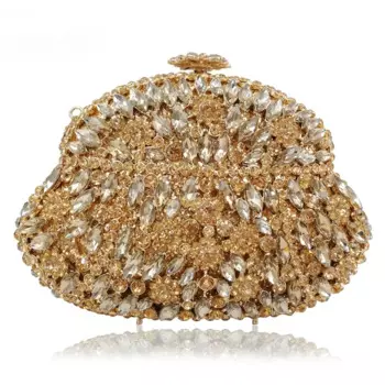 Новинка; Дизайнерские женские с цветочным рисунком и с яркими кристаллами; Обувь кошелек женская Свадебная вечерняя сумочка Золотые Свадебные сумка вечерние клатчи