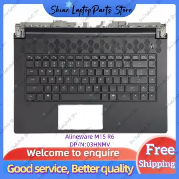 Новинка для Dell Alineware M15 R6, подсветка для палитры, клавиатура чехол US C Cover 03HNMV, немеханическая клавиатура с RGB Подсветкой