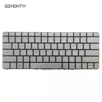Новинка для HP Spectre X360 13-4000 13-4100 13-4200 Клавиатура США с подсветкой (серебристый)