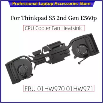 Новинка для Lenovo Thinkpad S5 2-го поколения E560p ноутбук SWG кулер ЦП вентилятор Радиатор FRU 01HW970 01HW971