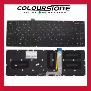 Новинка для LENOVO YOGA3 PRO13 RU черная клавиатура с подсветкой