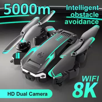 Новинка G6 Профессиональный складной Квадрокоптер воздушный Дрон S6 HD камера GPS RC Вертолет FPV WIFI обход препятствий игрушка Подарки 2024