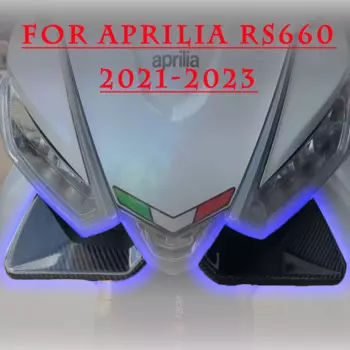 Новинка, голый передний спойлер для Aprilia RS660, Космический спойлер из настоящего углеродного волокна 2021 2022 2023