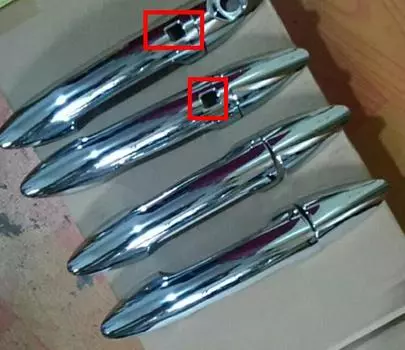 Новинка, хромированная накладка на дверную ручку автомобиля LB для KIA K2 RIO 3 Sedan 2011 2012 2013 2014 2015, аксессуары для отделки