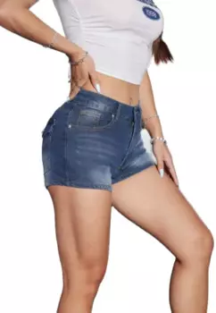 Новинка лета 2024, женские модные высокоэластичные джинсовые шорты, узкие сексуальные джинсовые шорты с вышивкой