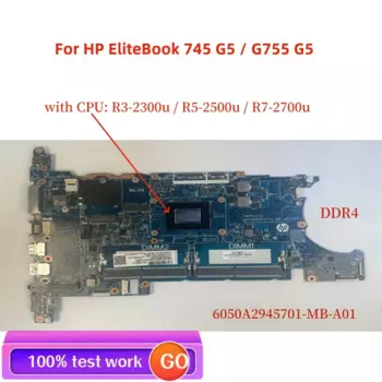 Новинка материнская плата для ноутбука HP EliteBook 745 755 G5 MT44 модель несколько дополнительных моделей SN 6050A294570 1 Процессор R32300U R52500U R72700U UMA