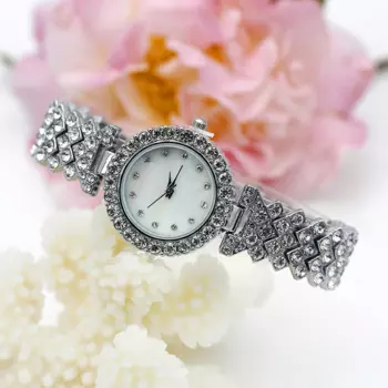 Новинка, модные ювелирные украшения, женские роскошные часы с браслетом Skysat, женские наручные часы, подарок для девушек