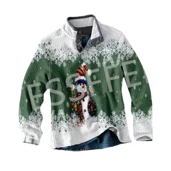 Новинка, Модный пуловер в стиле ретро с рисунком граффити и татуировками, Осень-зима, повседневный смешной свитер в стиле Харадзюку, рубашки-поло с длинным рукавом, футболки