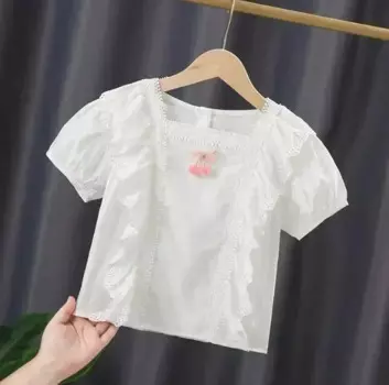 Новинка, оптовая продажа, детская крутая летняя футболка для девочек, женская футболка
