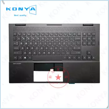 Новинка, оригинальная подставка для ноутбука HP OMEN 15-EK, 15-EN, Q238, верхняя подставка для ноутбука с подсветкой, клавиатура