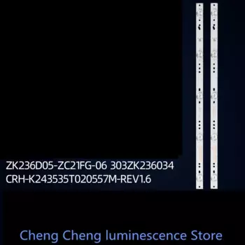 Новинка, оригинальная светодиодная осветительная панель Konka 24E33 0C, фотоосветительная полоса, Светодиодная лента 303ZK236034 5LED 3V 440 мм, новая светодиодная Светильник ветительная полоса 100%